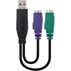 CABLE CONVERSOR PS2 A USB...